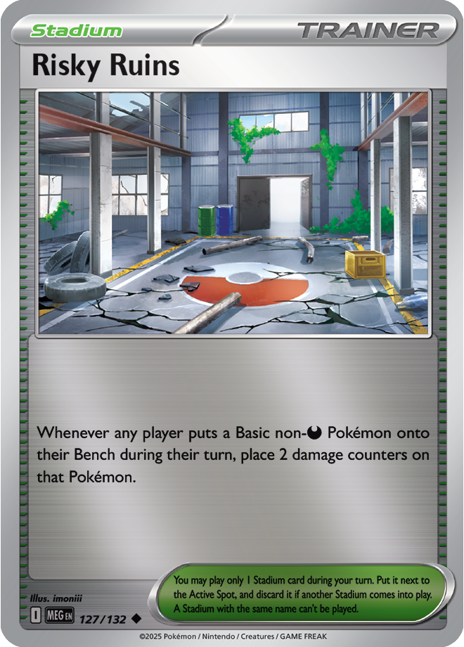 Risky Ruins 127/132 — Mega Evolution