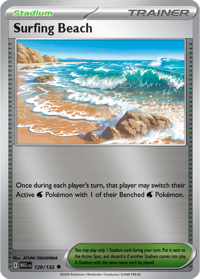 Surfing Beach 129/132 — Mega Evolution