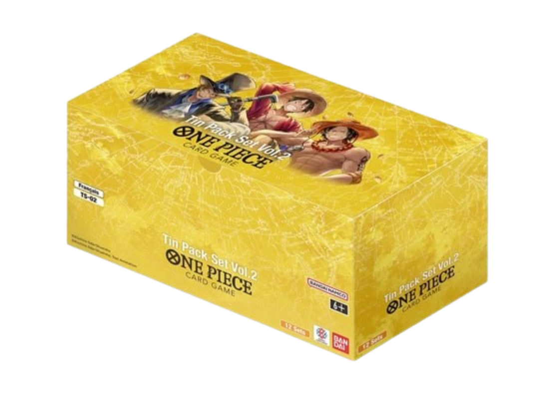 One Piece Tin Pack Set Vol. 2 Display Case 