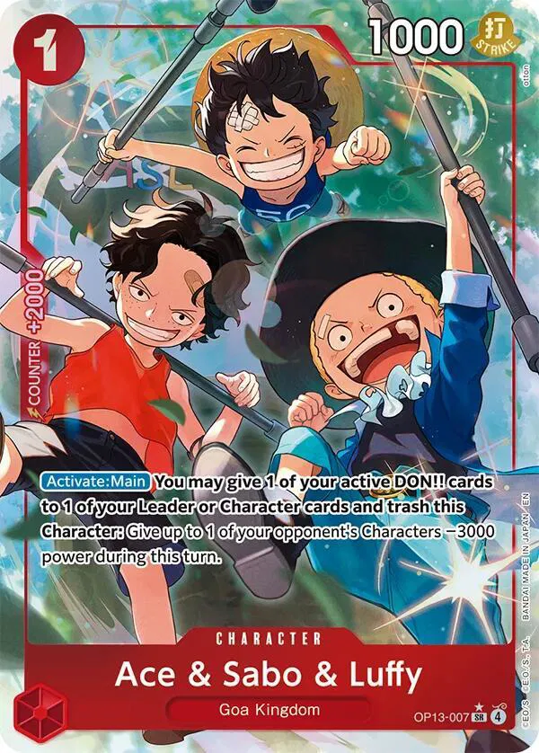 Carrying On His Will - One Piece Card List and Prices Carrying On His Will - One Piece Card List and Prices