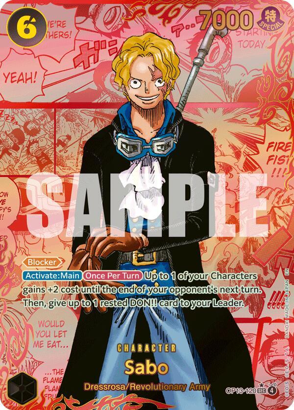 Sabo (120) (3rd Anniversary) - OP13-120 - Carrying On His Will One