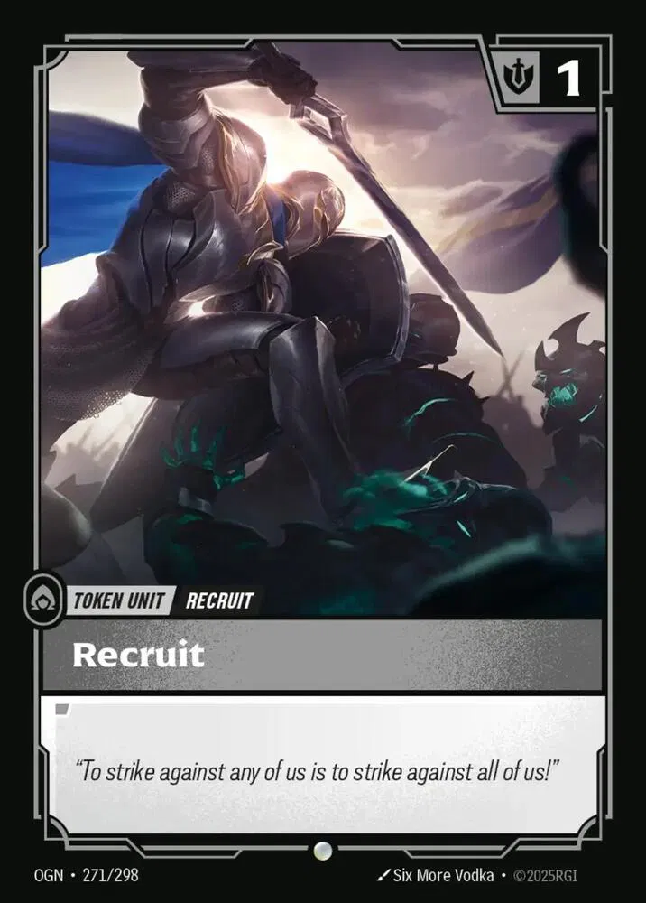 Recruit (271) // Buff - 271/298 - Origins Riftbound - Collectr