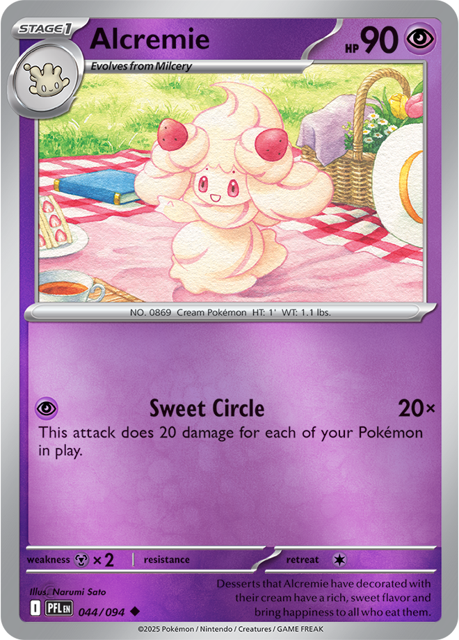 Alcremie 044/094 — Phantasmal Flames