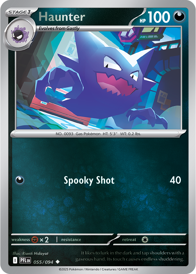 Haunter 055/094 — Phantasmal Flames