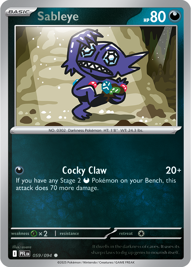 Sableye 059/094 — Phantasmal Flames
