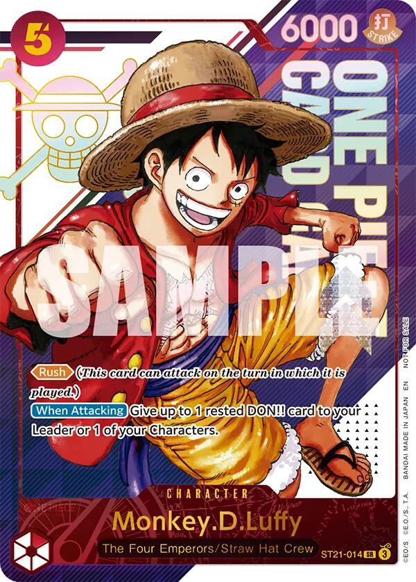 Monkey.D.Luffy - ST21-014 (3rd Anniversary Treasure Campaign Pack) 