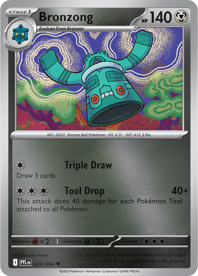Bronzong 072/094 — Phantasmal Flames