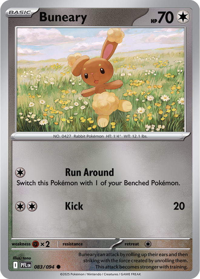 Buneary 083/094 — Phantasmal Flames