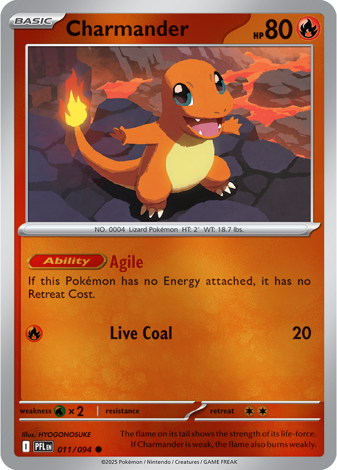 Charmander 011/094 — Phantasmal Flames