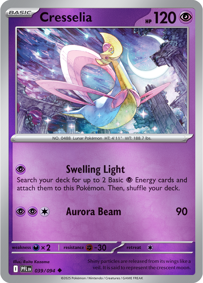 Cresselia 039/094 — Phantasmal Flames