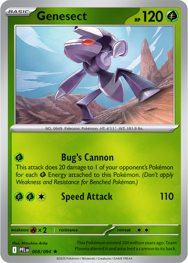 Genesect 008/094 — Phantasmal Flames