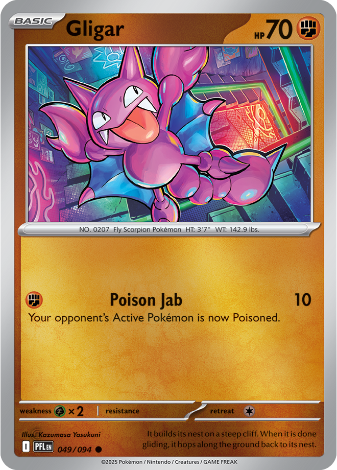 Gligar 049/094 — Phantasmal Flames