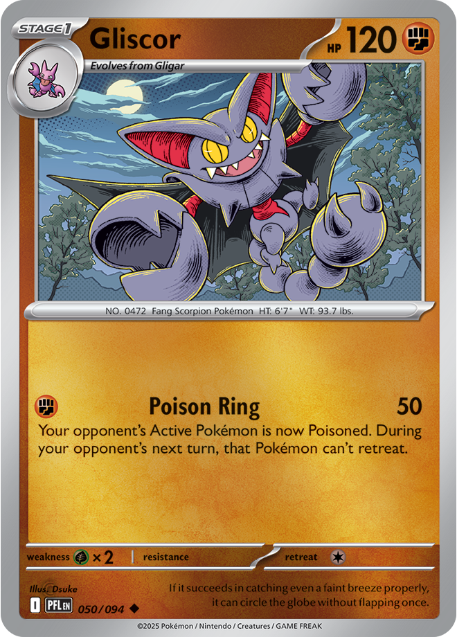 Gliscor 050/094 — Phantasmal Flames