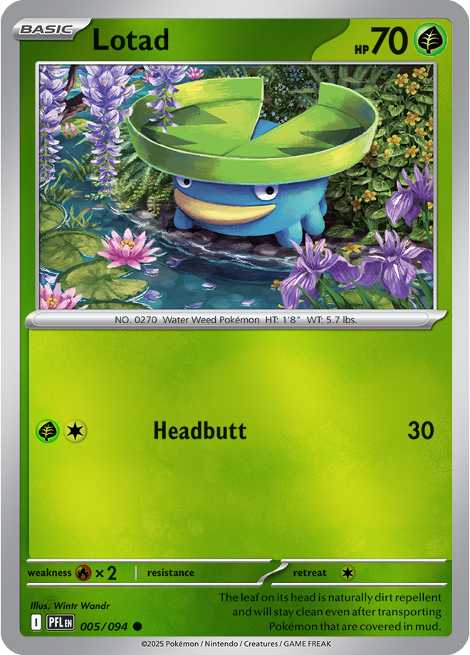 Lotad 005/094 — Phantasmal Flames