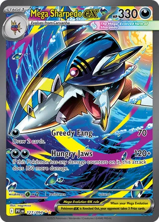 Mega Sharpedo ex 