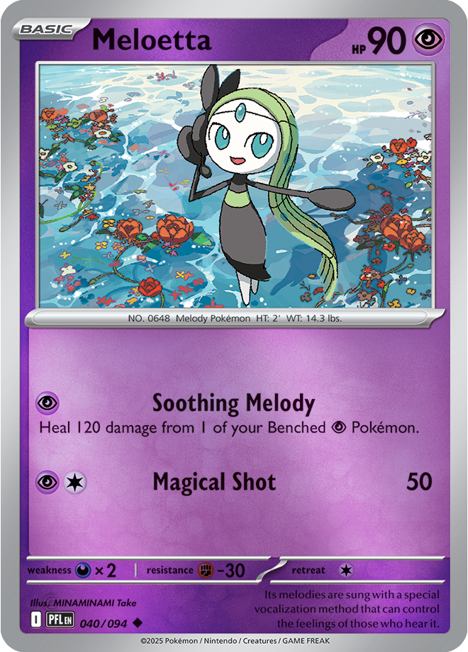 Meloetta 040/094 — Phantasmal Flames