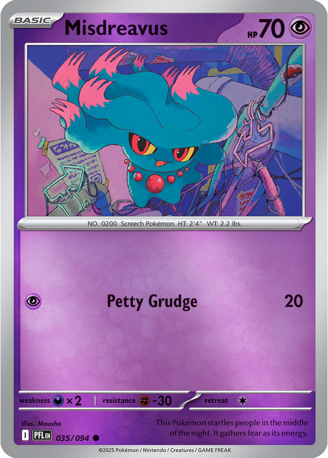 Misdreavus 035/094 — Phantasmal Flames