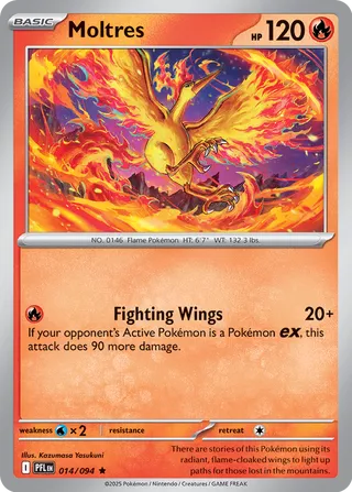 Moltres 014/094 — Phantasmal Flames