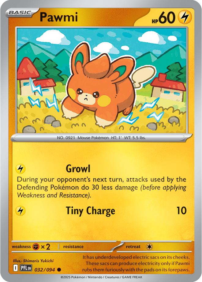 Pawmi 032/094 — Phantasmal Flames