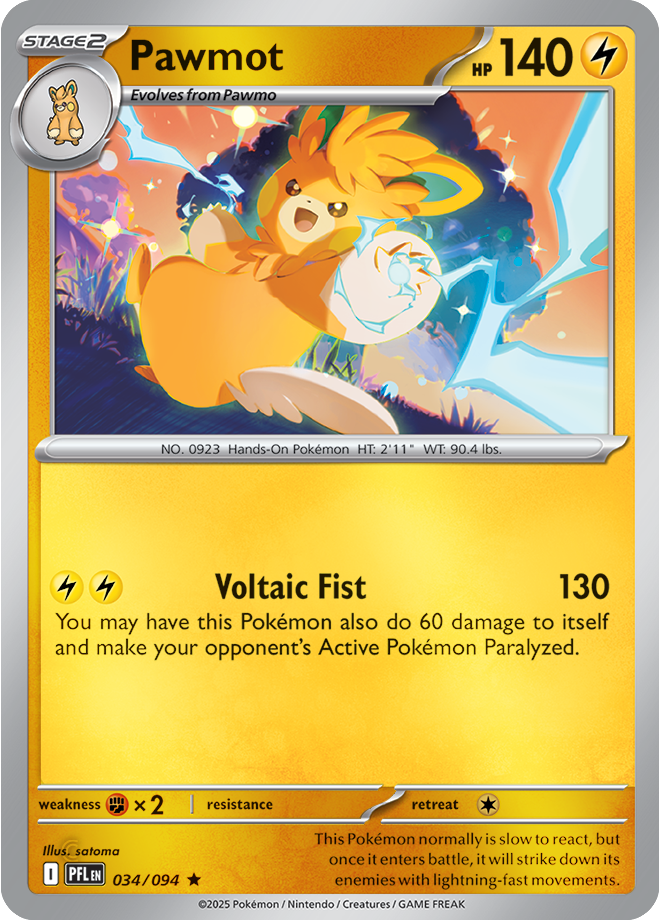 Pawmot 034/094 — Phantasmal Flames