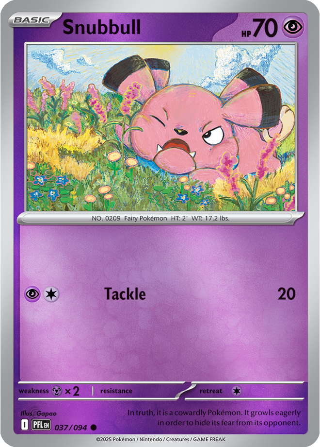 Snubbull 037/094 — Phantasmal Flames