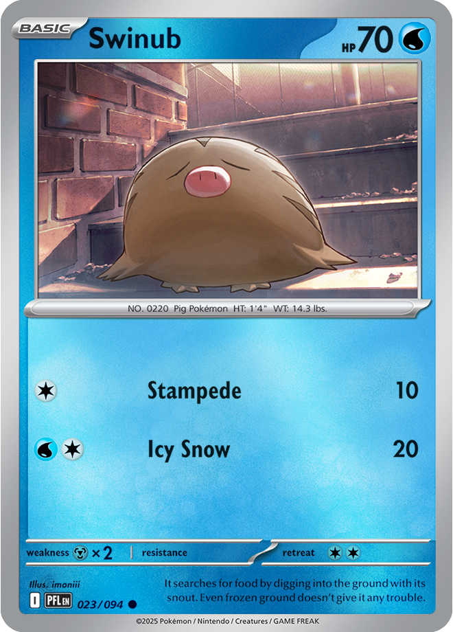 Swinub 023/094 — Phantasmal Flames