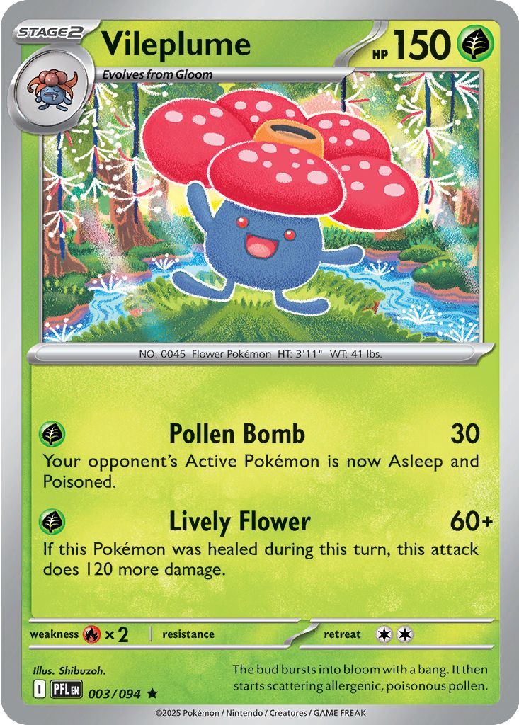Vileplume 003/094 — Phantasmal Flames