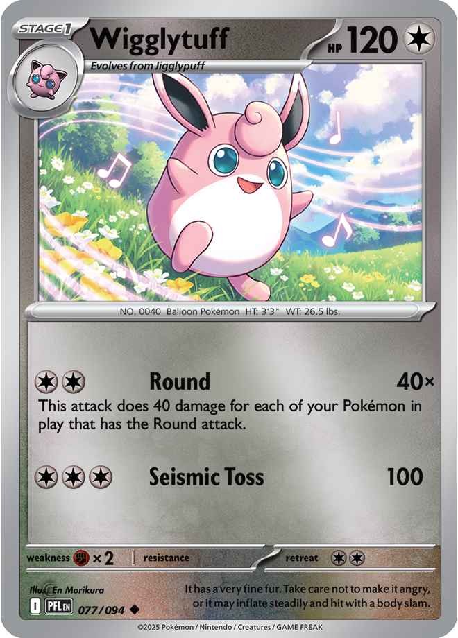 Wigglytuff 077/094 — Phantasmal Flames