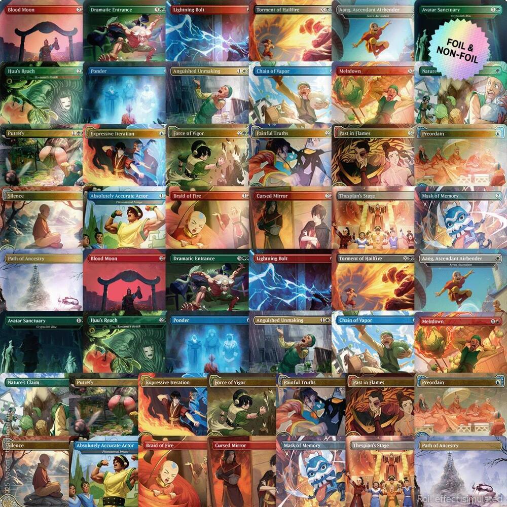 Secret Lair x Avatar: The Last Airbender Superdrop: Master Of All Elements Everything Bundle 
