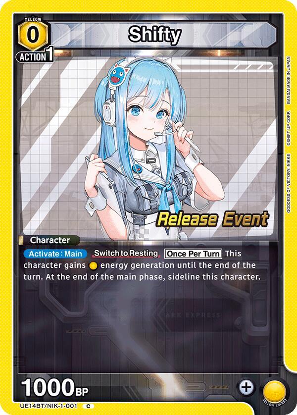 UE14BT: GODDESS OF VICTORY: NIKKE Release Event Cards - Union