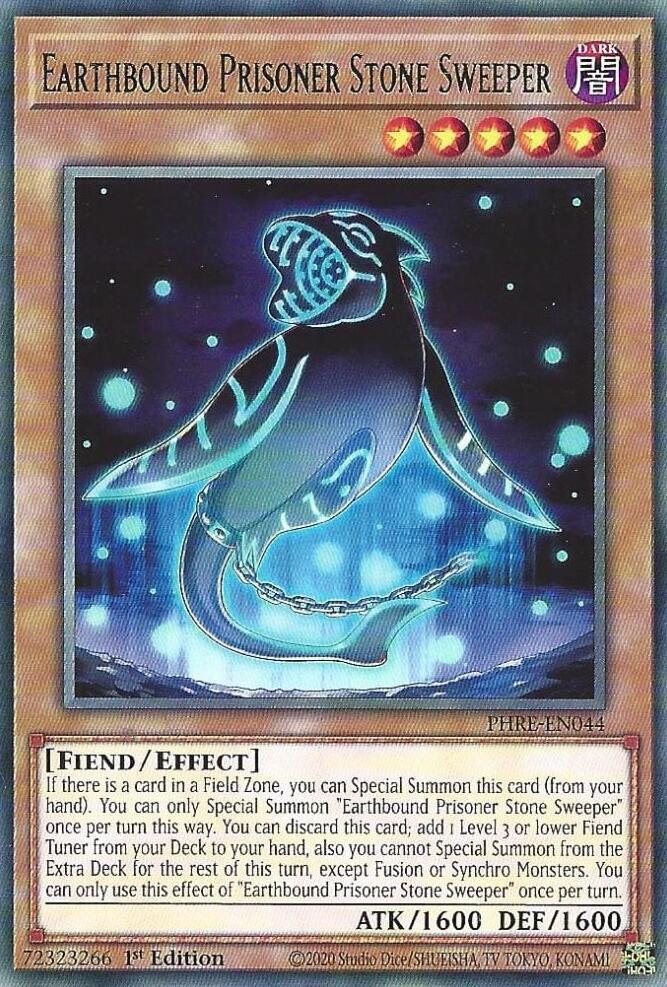 Earthbound Prisoner Stone Sweeper - PHRE-EN044 - Phantom Revenge YuGiOh ...