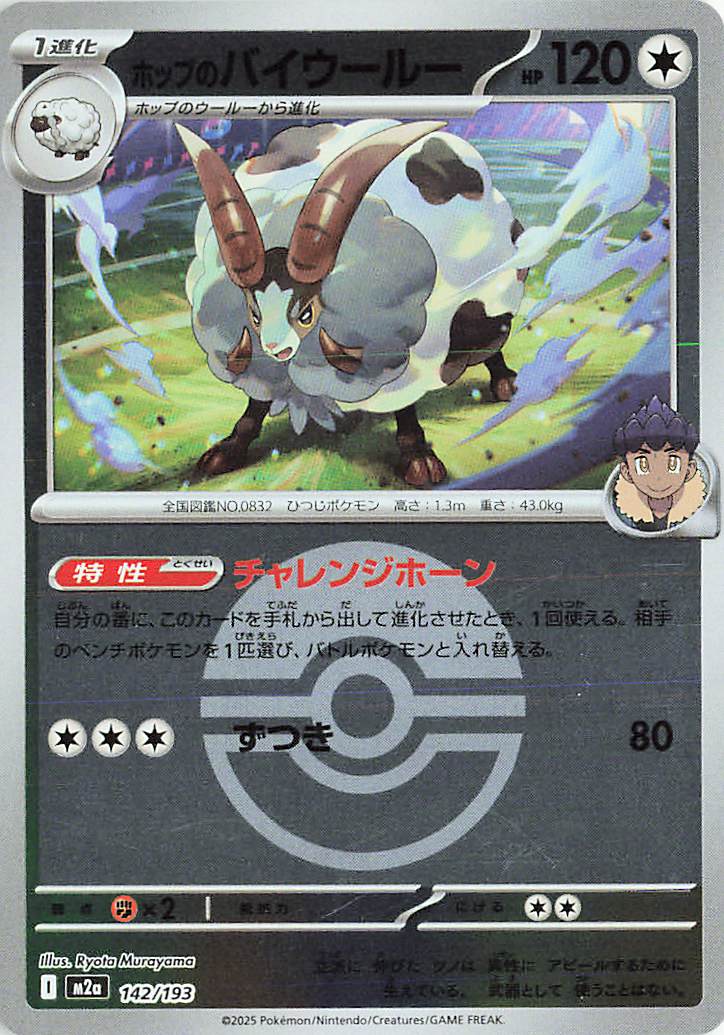 Hop's Dubwool (Friend Ball Pattern) 142/193 — MEGA Dream ex