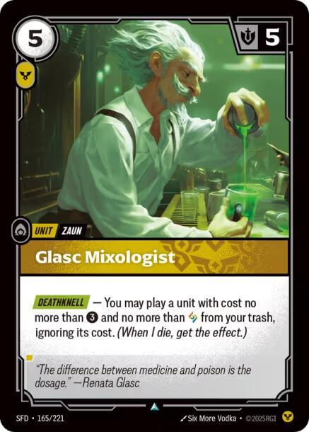 Glasc Mixologist - 165/221 - Spiritforged Riftbound - Collectr