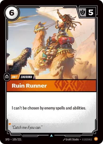 Ruin Runner - 105/221 - Spiritforged Riftbound - Collectr