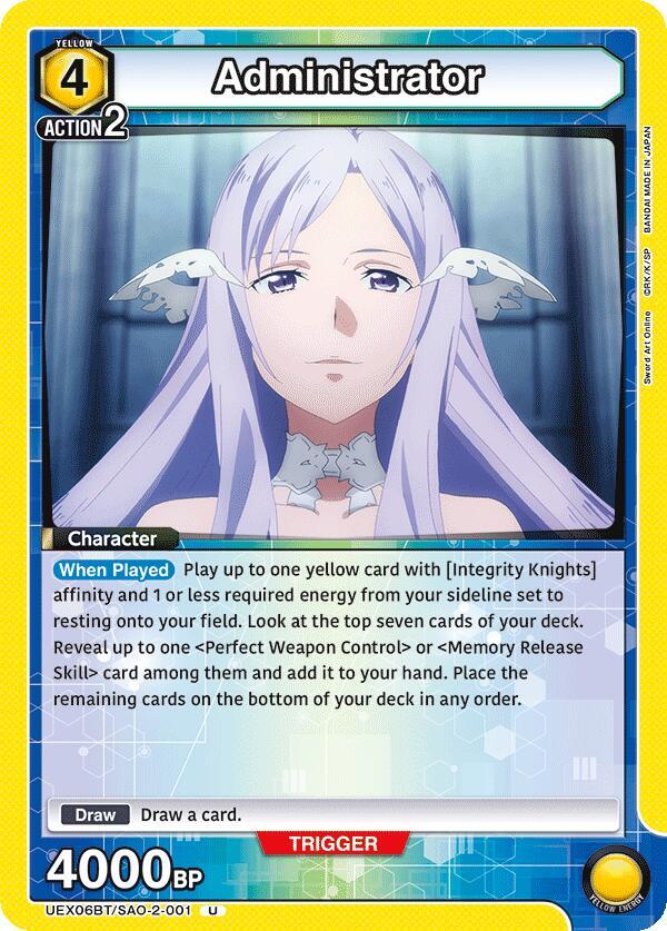 Administrator UEX06BT/SAO-2-001