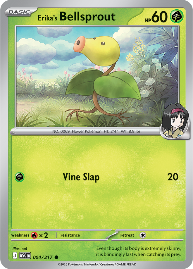 Erika's Bellsprout 004/217 — Ascended Heroes