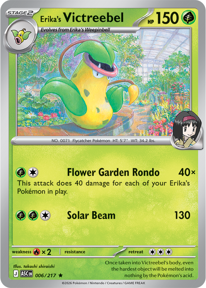Erika's Victreebel 006/217 — Ascended Heroes