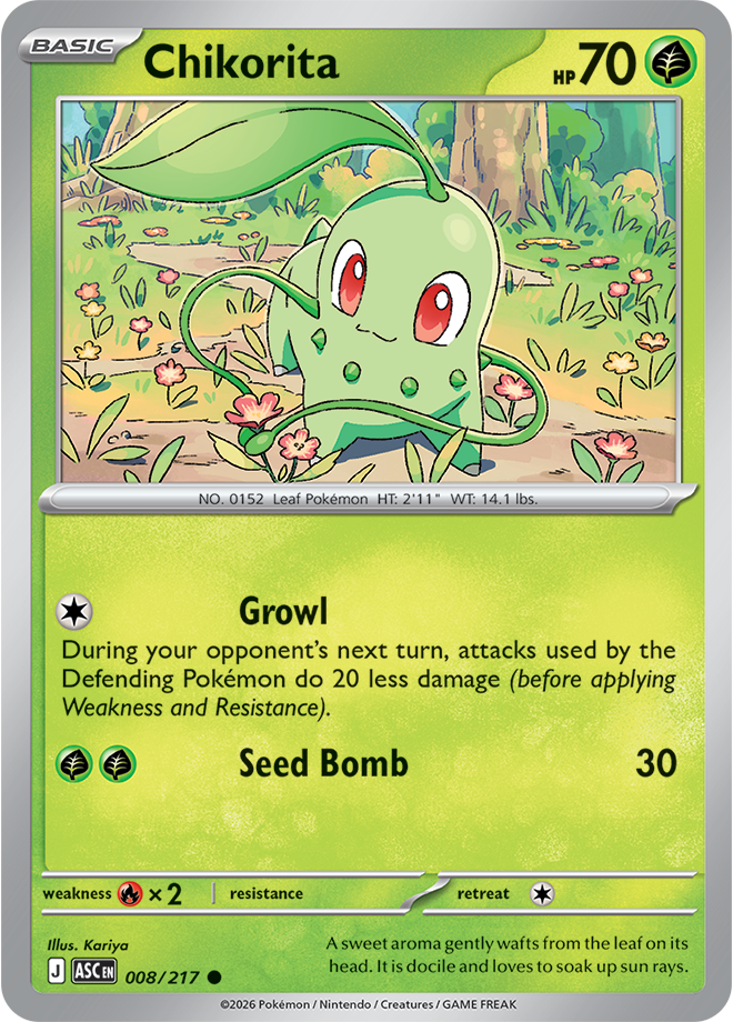 Chikorita 008/217 — Ascended Heroes