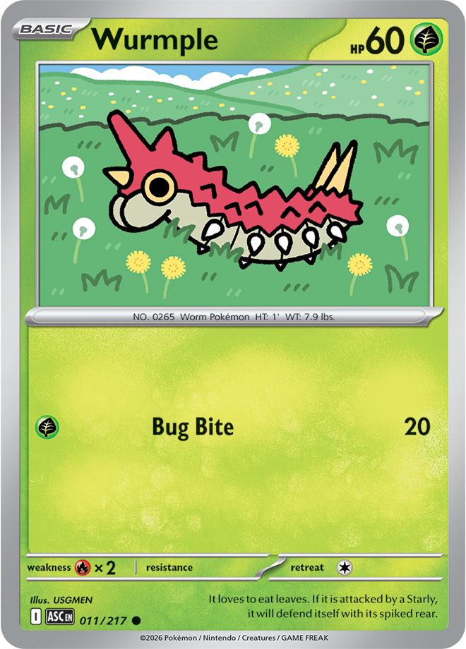 Wurmple 011/217 — Ascended Heroes
