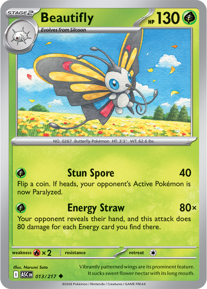 Beautifly 013/217 — Ascended Heroes