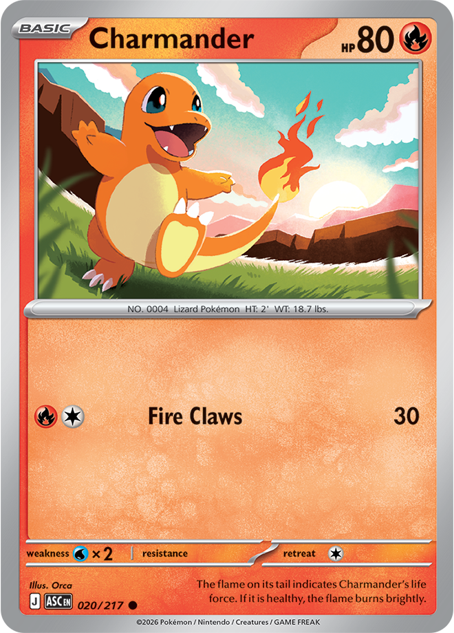 Charmander 020/217 — Ascended Heroes