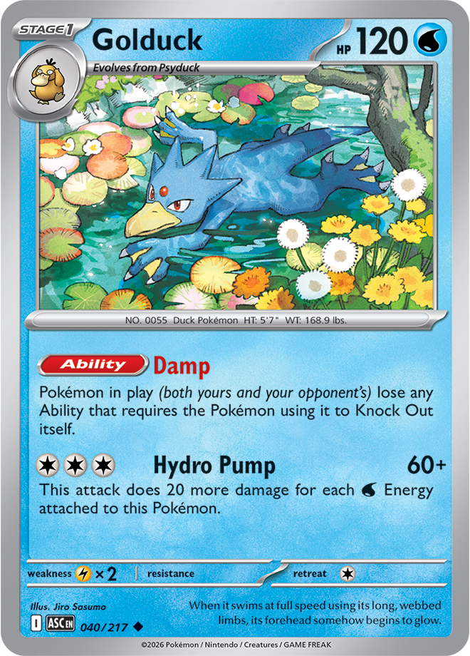 Golduck 040/217 — Ascended Heroes