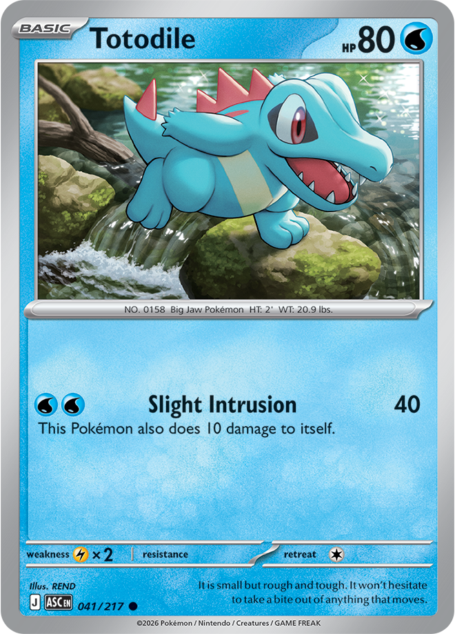 Totodile 041/217 — Ascended Heroes