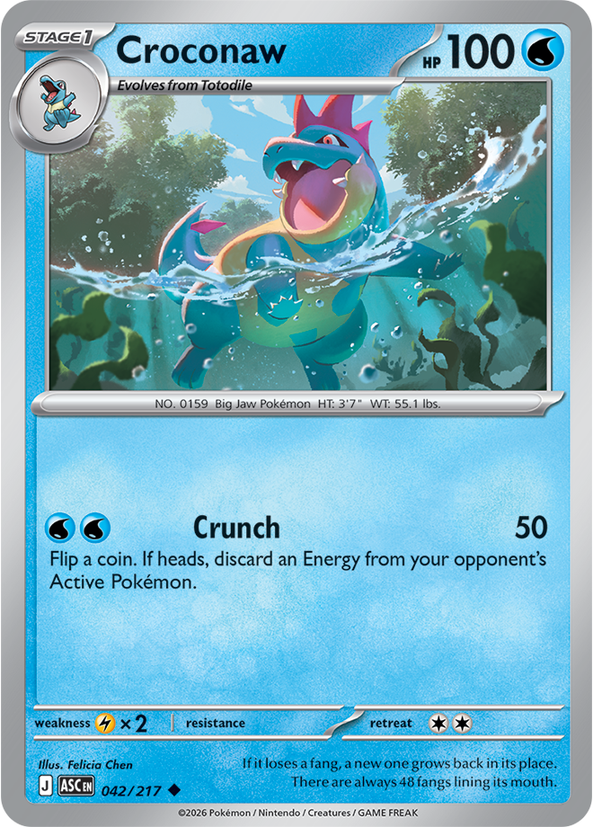 Croconaw 042/217 — Ascended Heroes