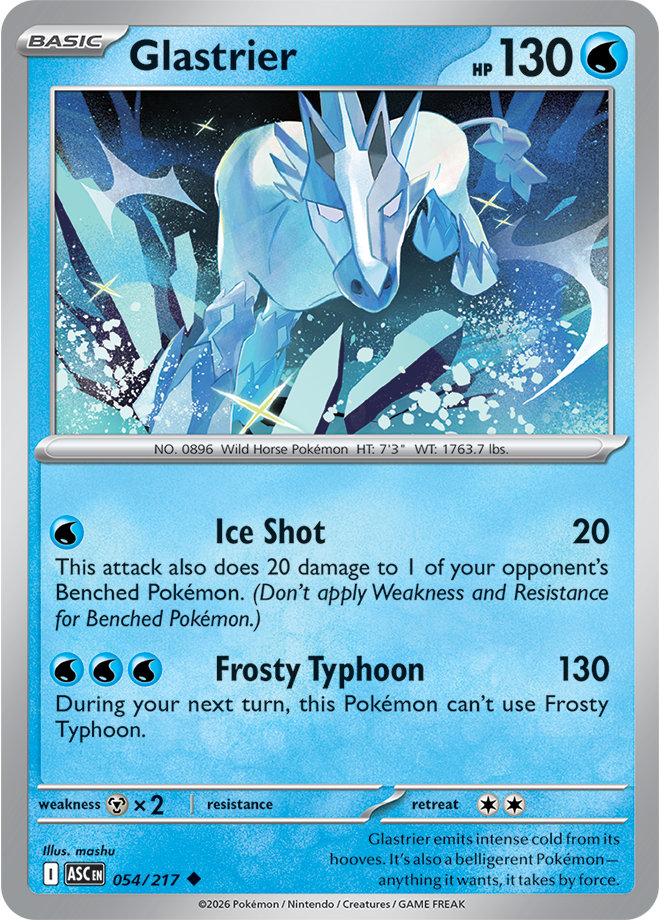 Glastrier 054/217 — Ascended Heroes