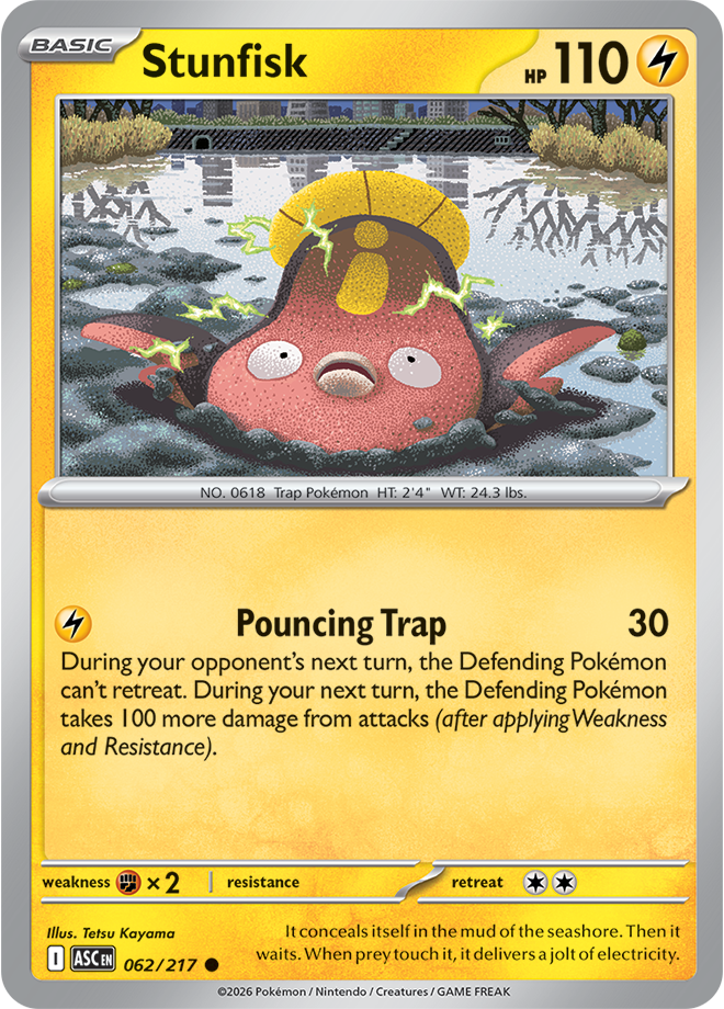 Stunfisk 062/217 — Ascended Heroes