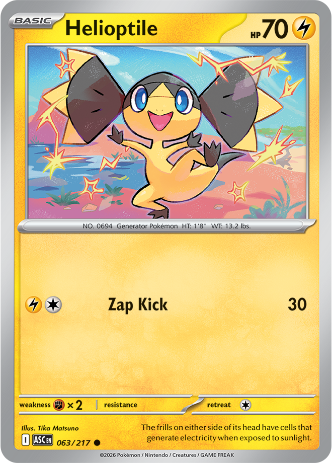 Helioptile 063/217 — Ascended Heroes