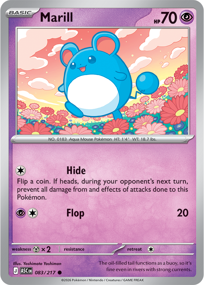Marill 083/217 — Ascended Heroes