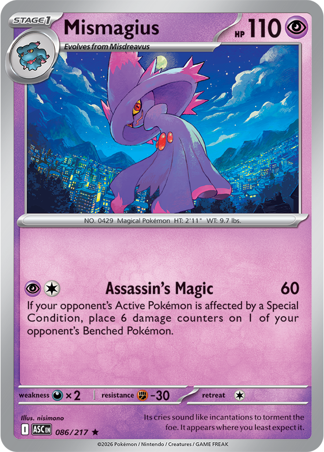 Mismagius 086/217 — Ascended Heroes