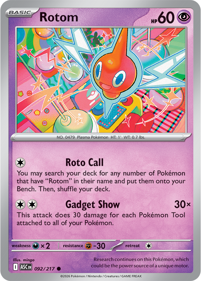 Rotom 092/217 — Ascended Heroes